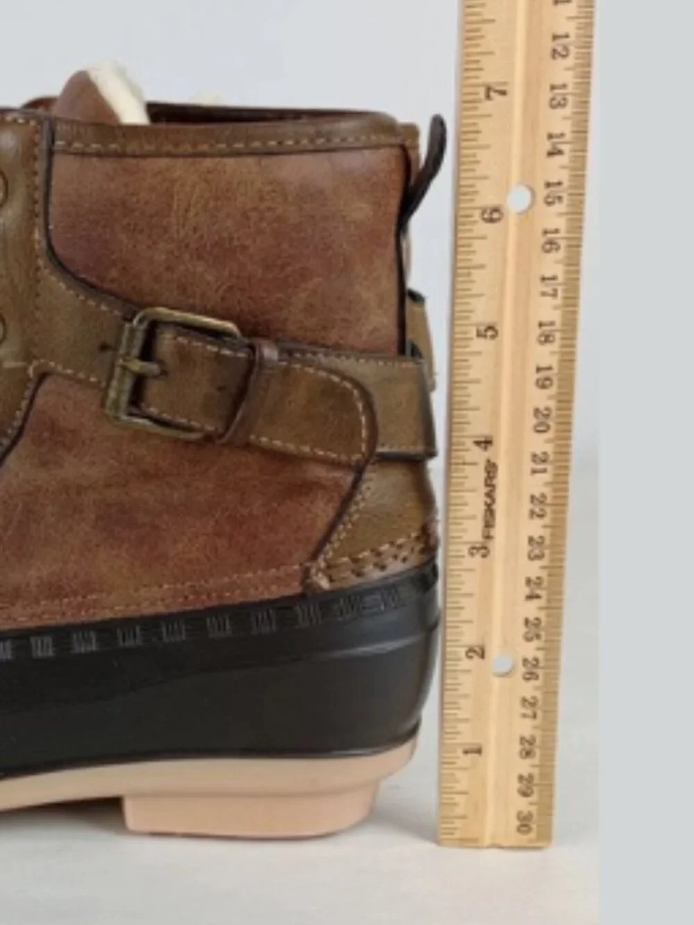 Madden NYC Lindseyy‎ Women's 8M Flannel Fleece Lined Rubber Winter Boots